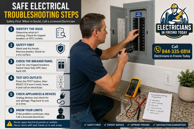 safe electrical troubleshooting tips Fresno